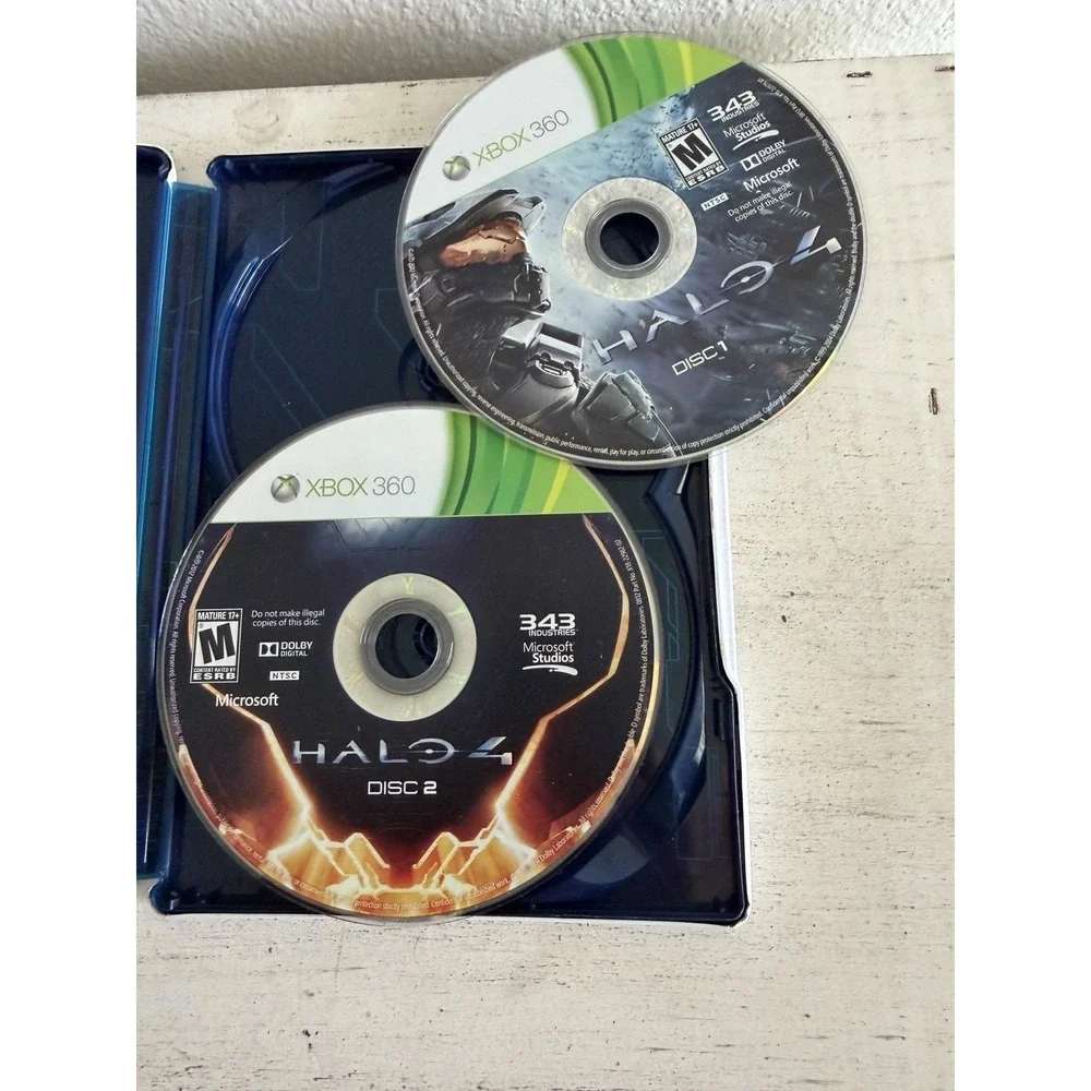 Halo 4 Limited Collector's Edition Steelbook for Xbox 360 Game Included‎